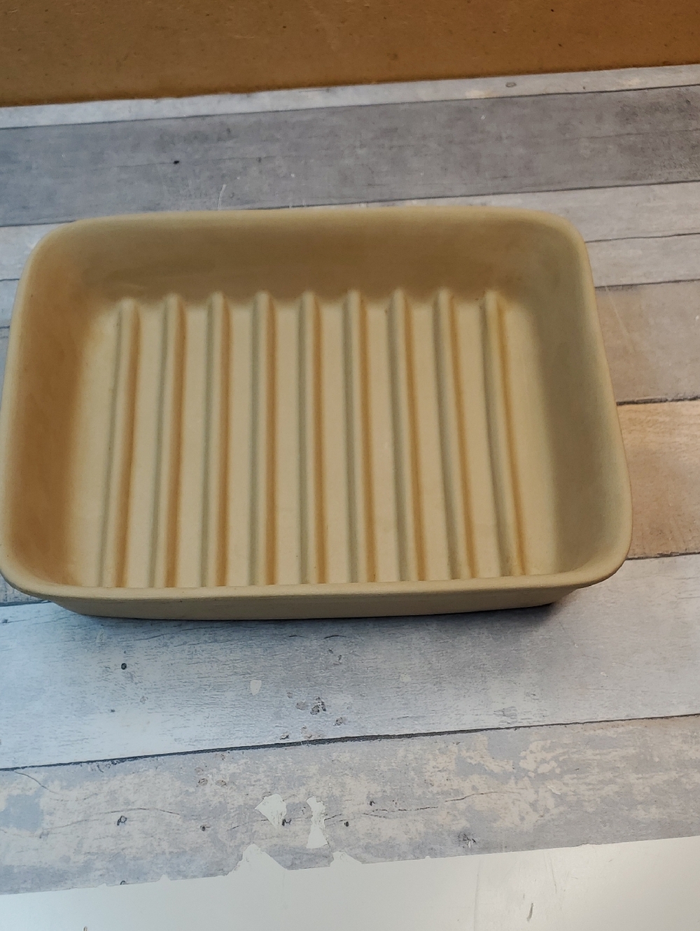 Pampered Chef Small Ridge Baker Stoneware 5143